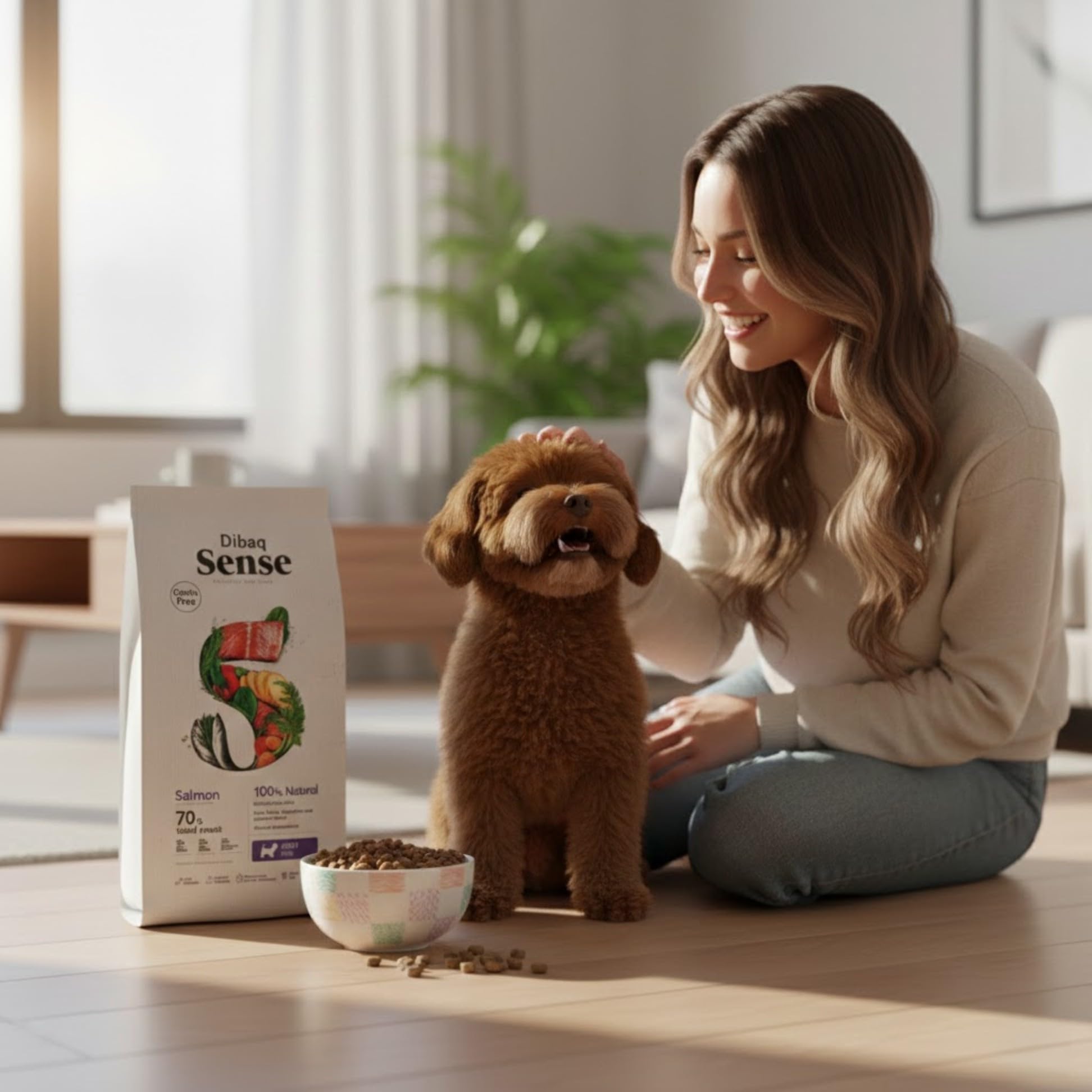 Dibaq Sense Grain Free Salmón Mini, 2 kg | Alimento para perros