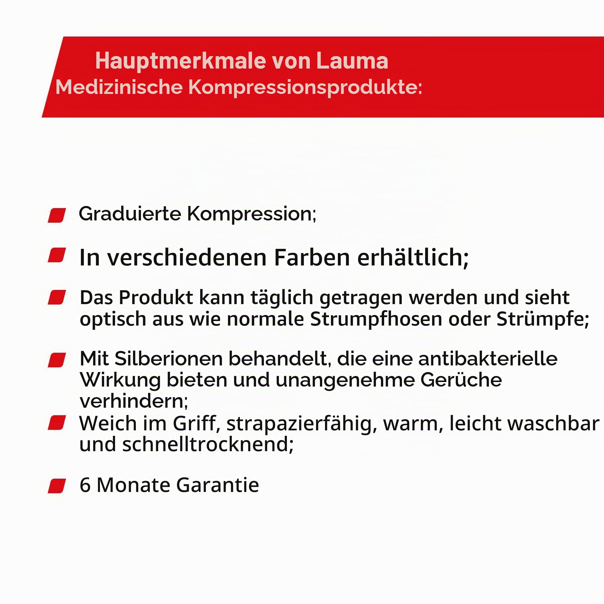 Kompressionsschenkelstrümpfe Klasse II Spitzenhaftband | 30–32 mmHg, Spitzenhaftband mit Silikon, Geschlossene Spitze, Für Reisen & Alltag, Graduierte Kompression