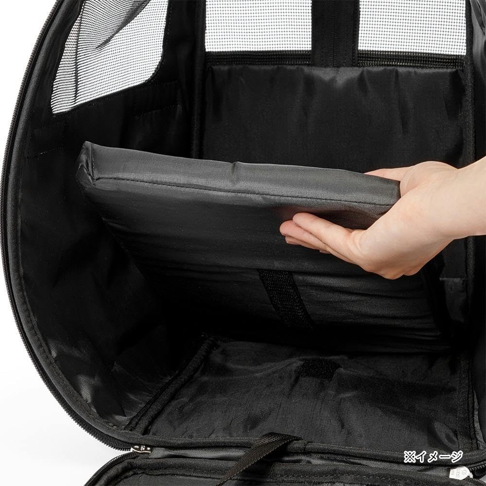 Amazon.co.jp: カインズ(CAINZ) ペット用リュックキャリー ブラック