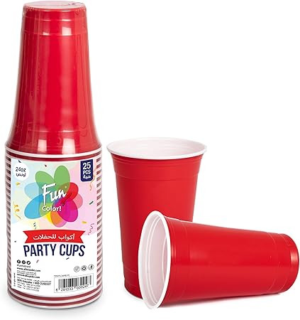Red Plastic Party Cups Birthday Party