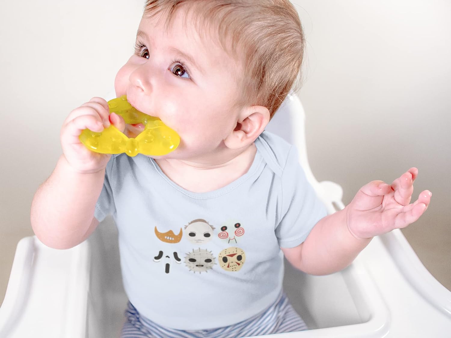 Set of 3 Bodysuits for Horror Fans Size 12M