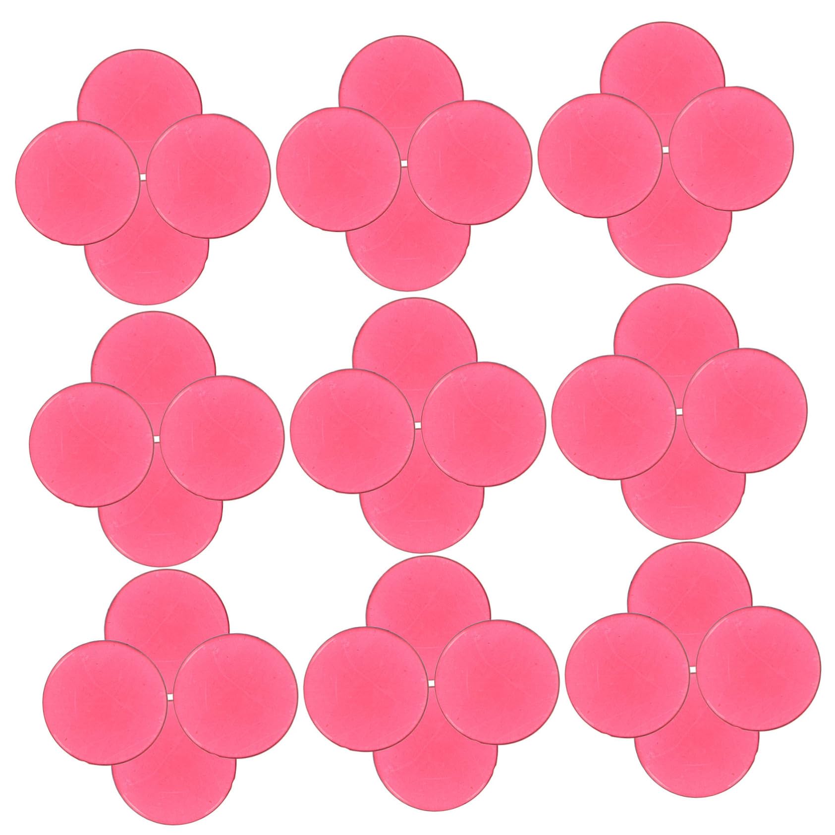 ibasenice 100pcs Pink Bingo Chips Boys and Girls Math Counters Plastic Learning Counters Bingo Game for Boys and Girls