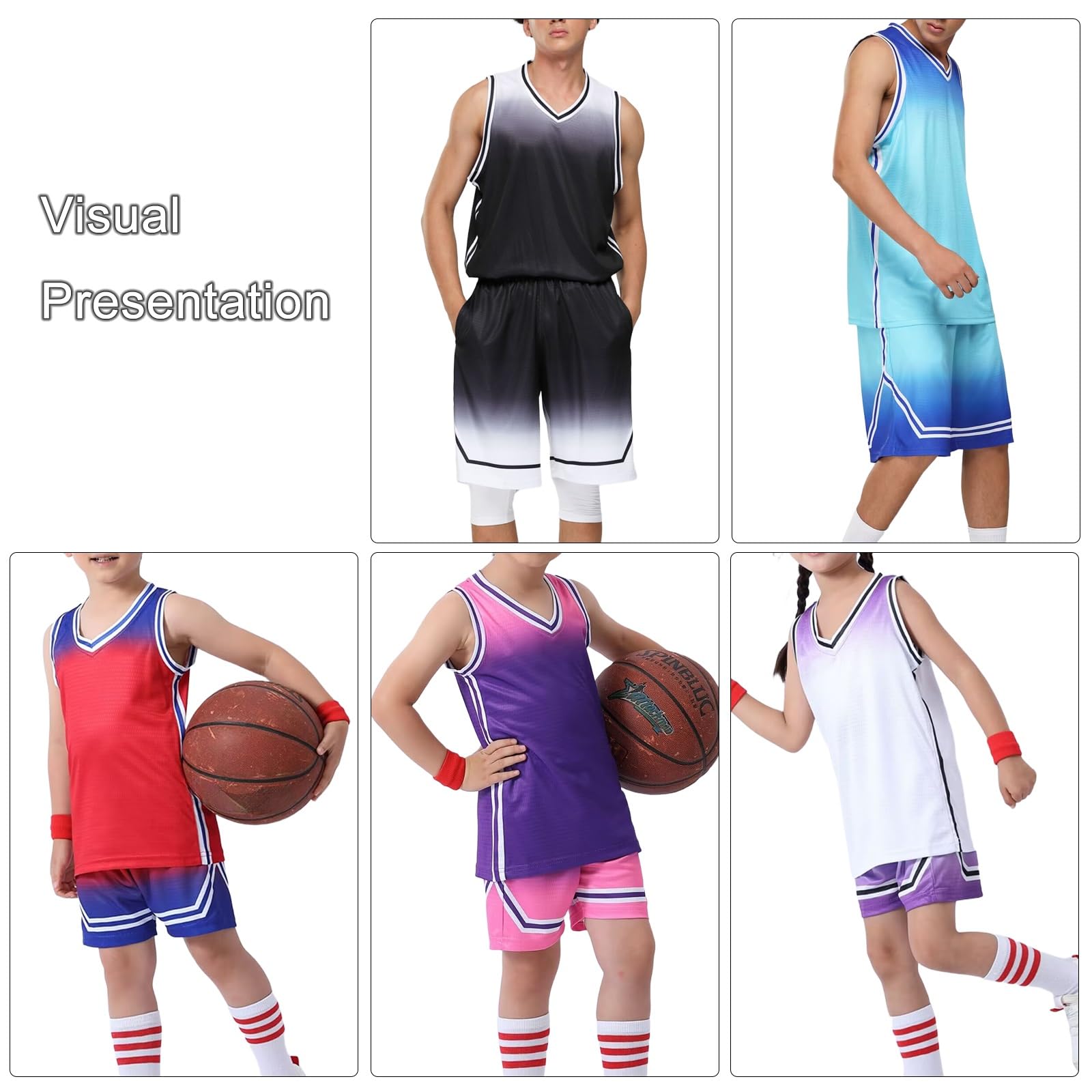Personalizar Camiseta de Baloncesto de niño y Adultos Camiseta Baloncesto Personalizada con Cualquier Nombre, Número, Equipo, Logo