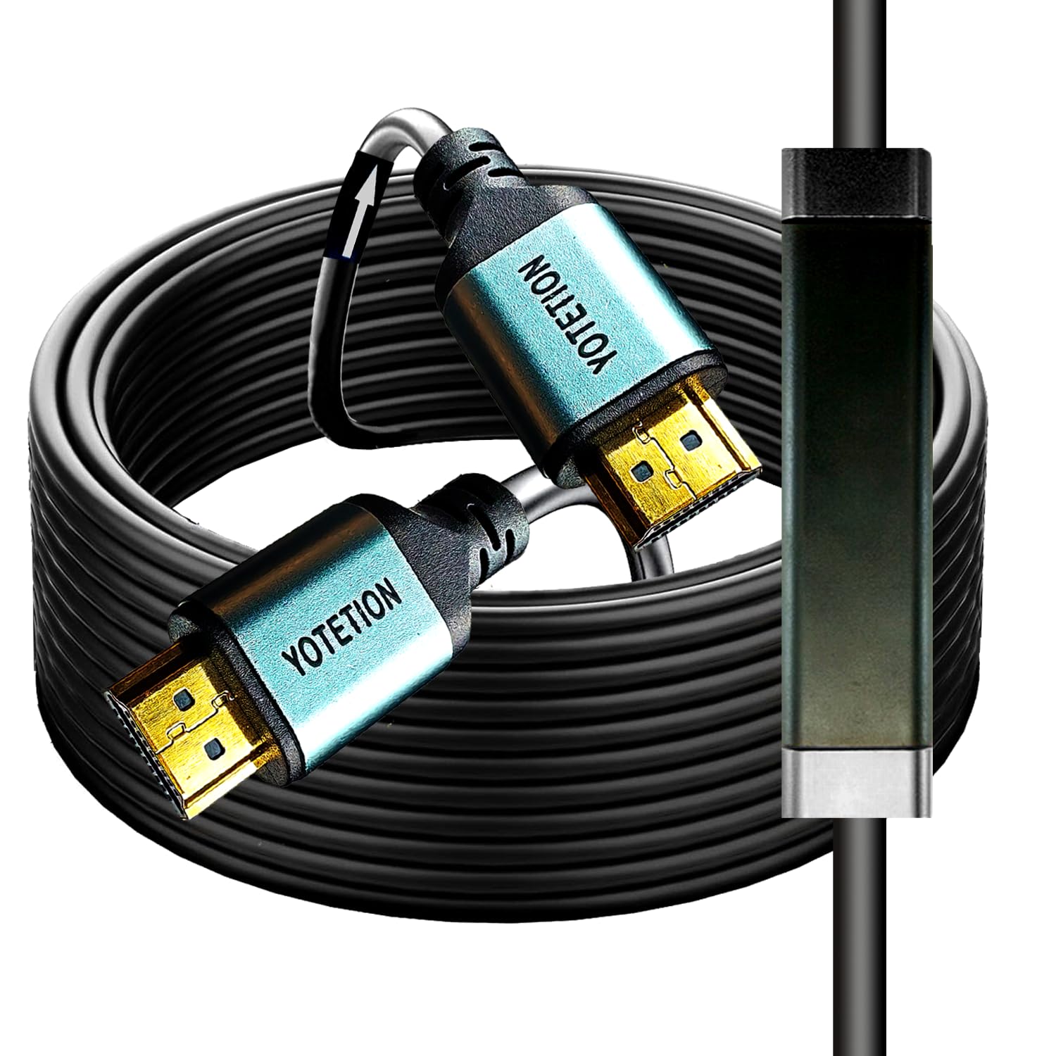 hdmi Cable 80ft 4k60hz with Built-in Signal Booster. hdmi Cables Extender,HDMI Cable V2.0 with EQ Suppert HDR 4K60HZ