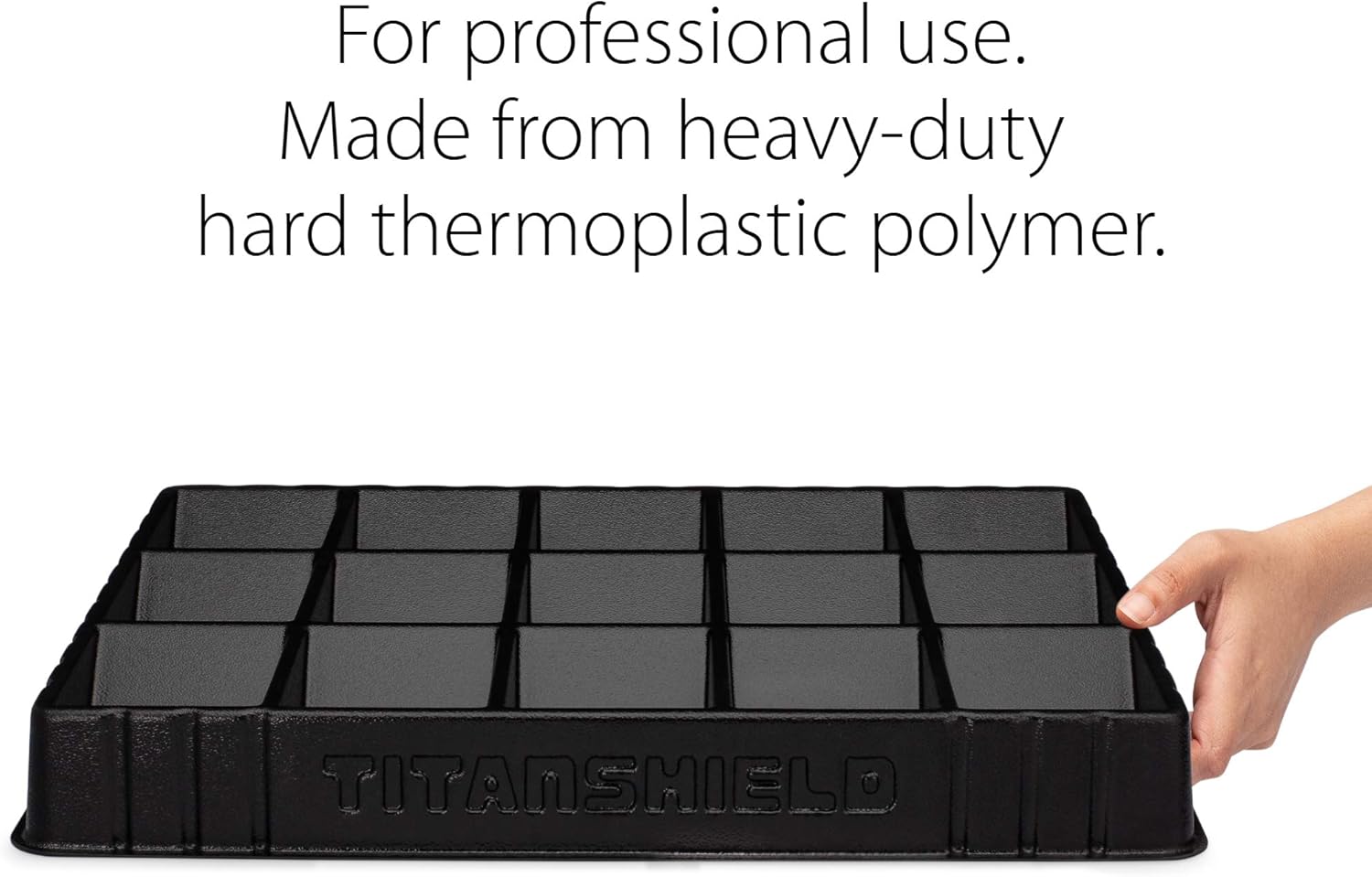 TitanShield Stackable Heavy Duty Card Sorting Tray | Compatible with Pokemon, Baseball, Magic The Gathering MTG, TCG Trading Cards | (Two Trays)