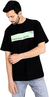 بنطلون جينز كلاسيكي مطبوع للرجال من فاير وود