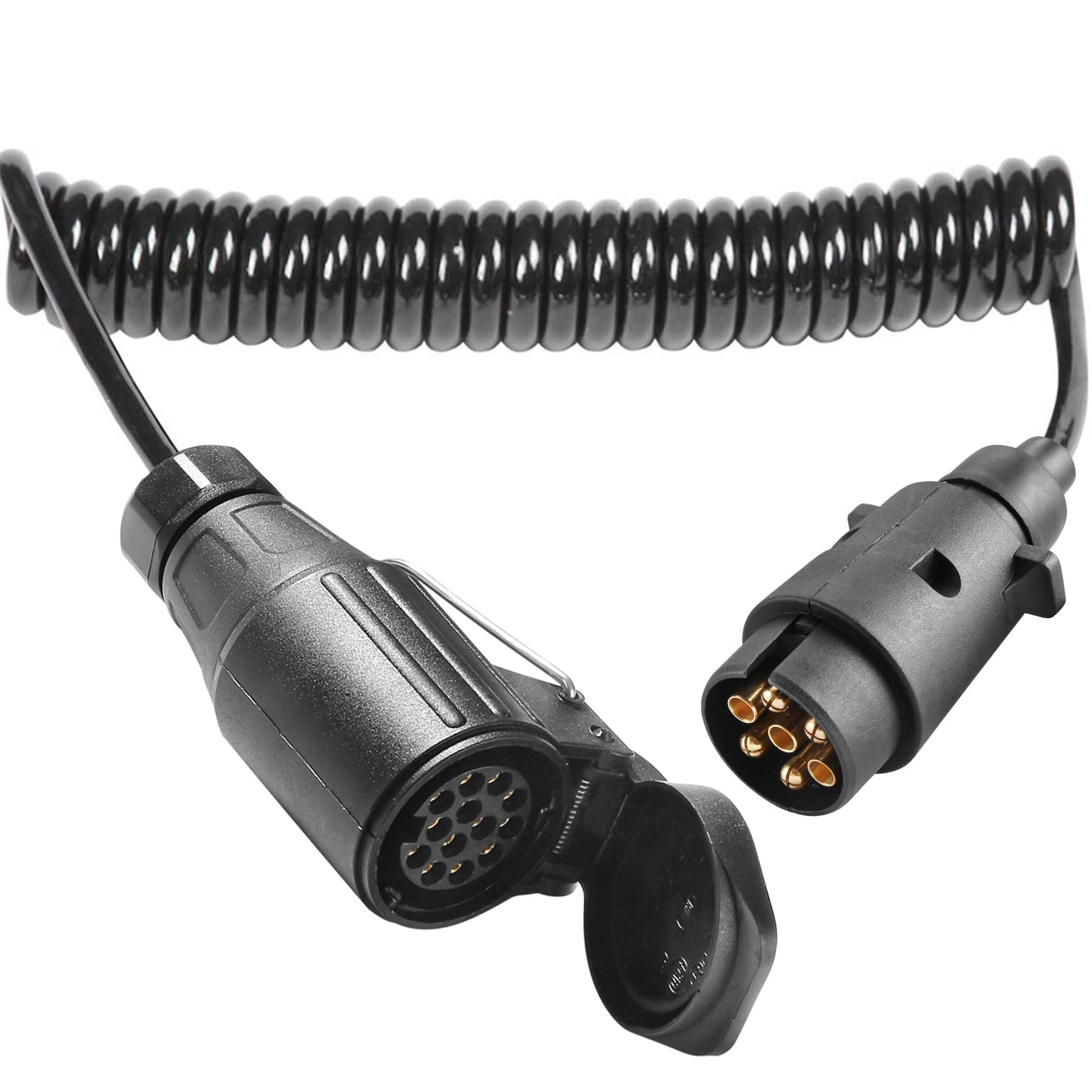 Cavo di Prolunga Rimorchio 7 Poli 2.8M 12v Cavo Adattatore con Spina 7 Poli a Presa 13 Poli