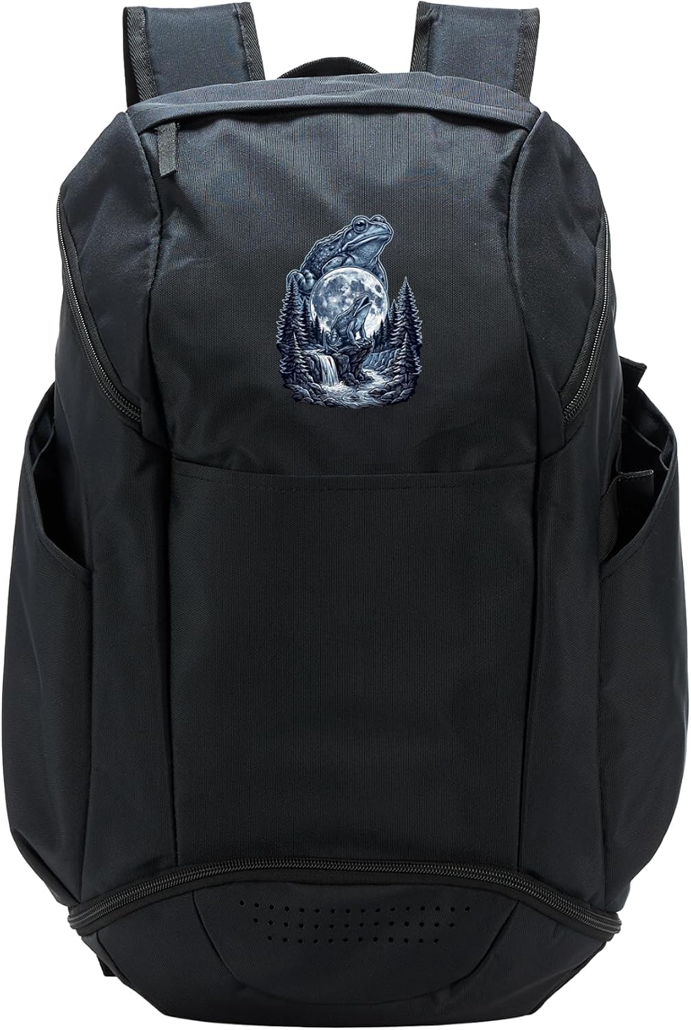 Toad Frog Howling to The Moon Funny Meme Lover men women kid Sport Backpack