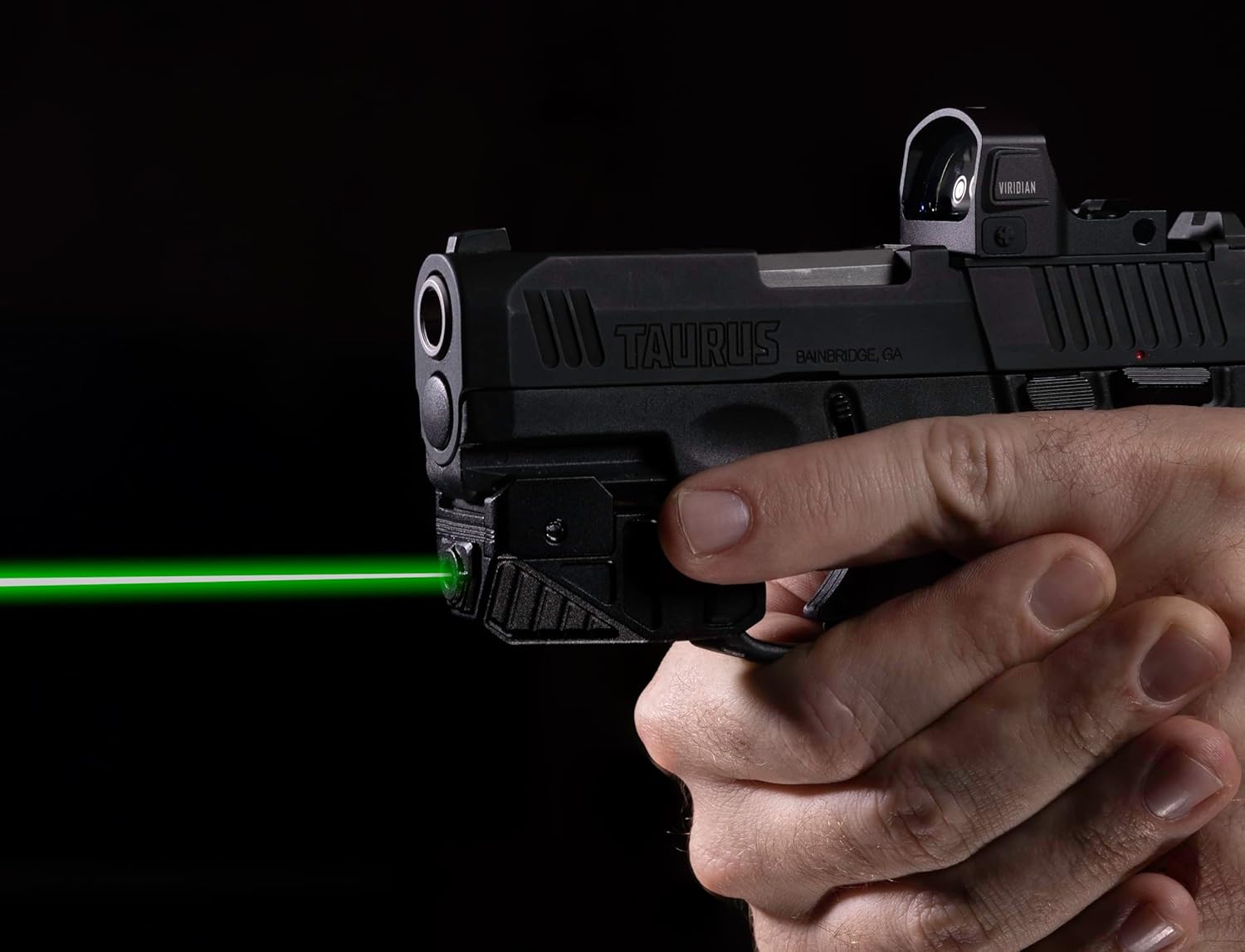 Viridian RFX25 Green Dot Reflex Sight, 3 MOA, Docter/FastFire/Venom Mounting, Handgun Sight with Aluminum Housing, Featuring Instant-On, Black