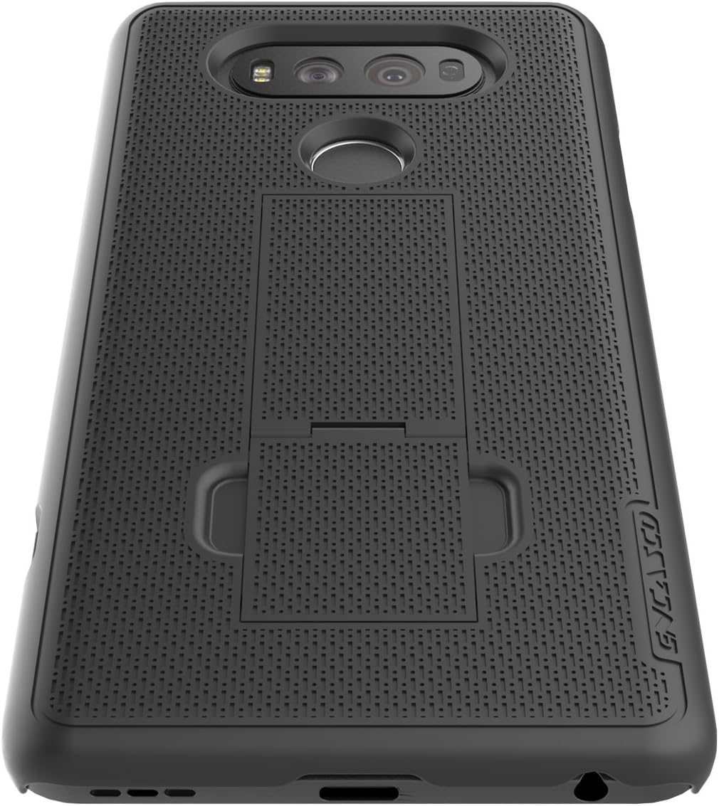 Encased Belt Clip Case compatible With LG V20 Combo Case w/ ClikLock Holster - Black
