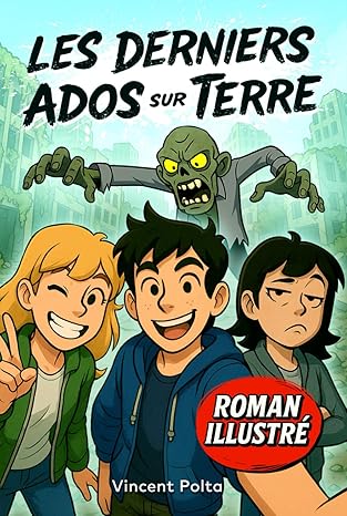 LES DERNIERS ADOS SUR TERRE: Un Roman Illustré d'Aventure et de Zombies ! Livre pour Garçon et Fille de 12 à 17 ans