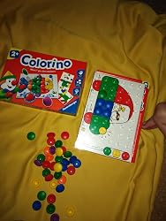 Ravensburger Colorino Édition Bois – Jeu D'Éveil Couleurs Et Motricité – 28 Pions, 6 Fiches – Dès 2 Ans – FSC