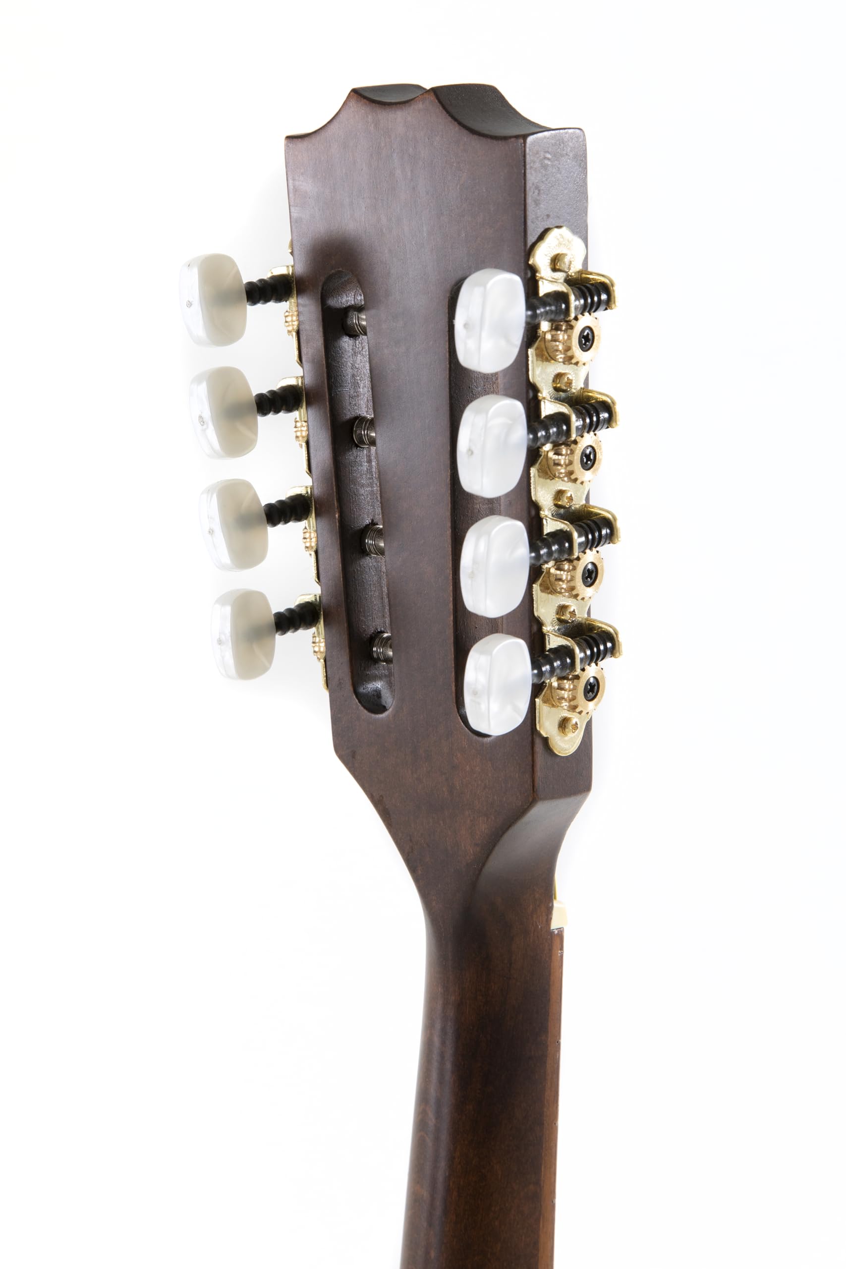 GEWA Mandolino Pro Arte Antique - Mandolino piatto - Forma portoghese - Tavola armonica in abete massello - Fondo/fasce in acero massello - Finitura antica opaca - Made in Europe