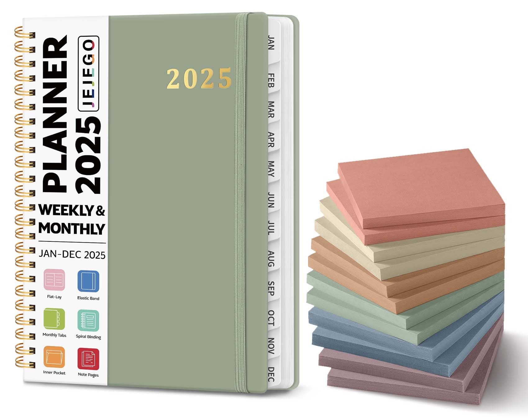 2025 Planner & Sticky Notes