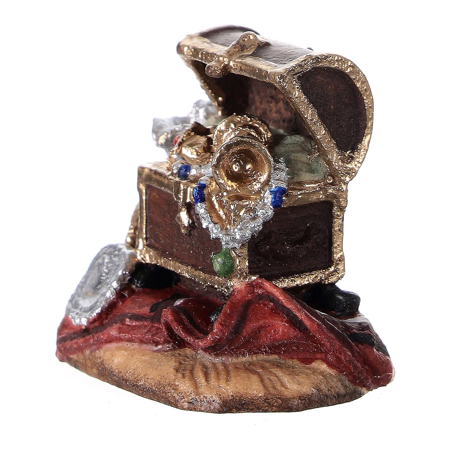 Holyart Gifts of the Wise Men Nativity Scene Heimatland 9.5 cm Val Gardena