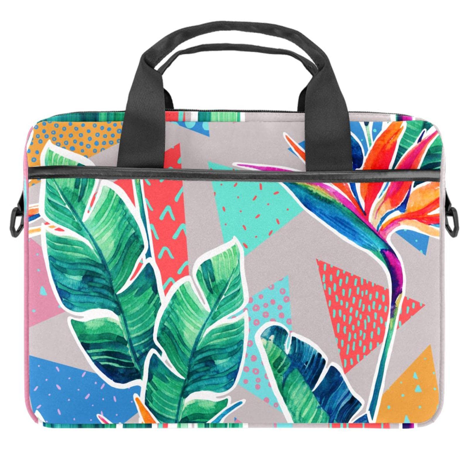 Pochette ordinateur 13 14.5 pouces抗震保护色简约印花单肩包 - 7