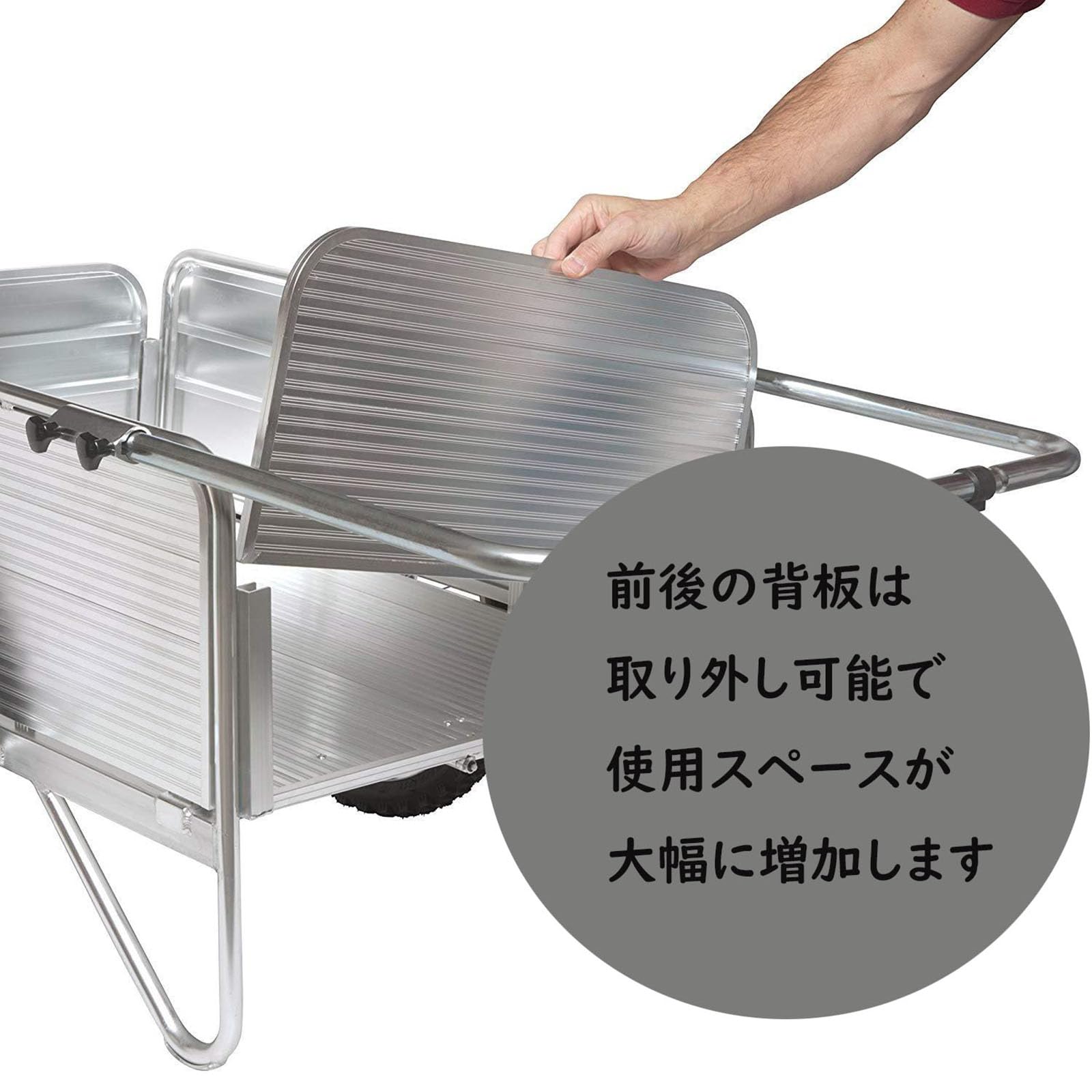 Amazon.co.jp: KoiFlow アルミリアカー 折りたたみ リヤカー 大容量 