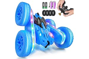 Double-Sided 360 Rotating Stunt Car with Sides Light Strip