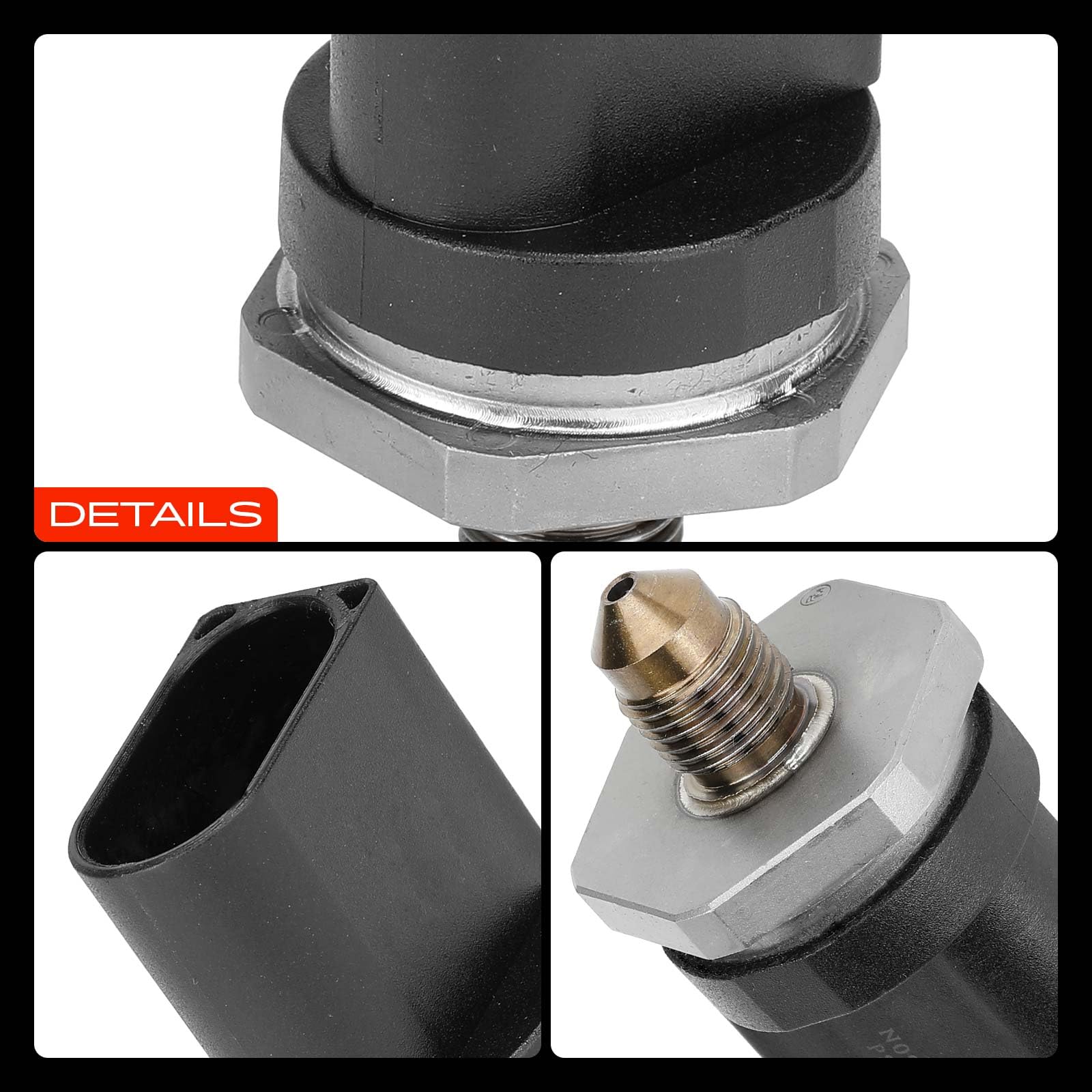 Frankberg Capteur de pression de carburant, capteur de pression à 3 | broches 06J906051C; Compatible avec: Golf IV Variant 1J5, Altea XL 5P5 5P8, A8 4E2 4E8, T.o.u.r.a.n 1T1 1T2, CC 358