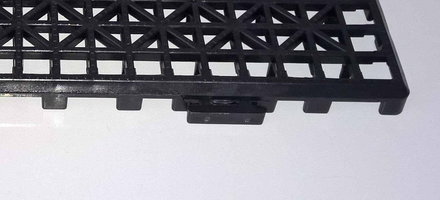 Carrelage PP 30 x 30 cm noir (lot de 24 unités). Sol en plastique adapté pour l'extérieur ou l'intérieur. — vue 3