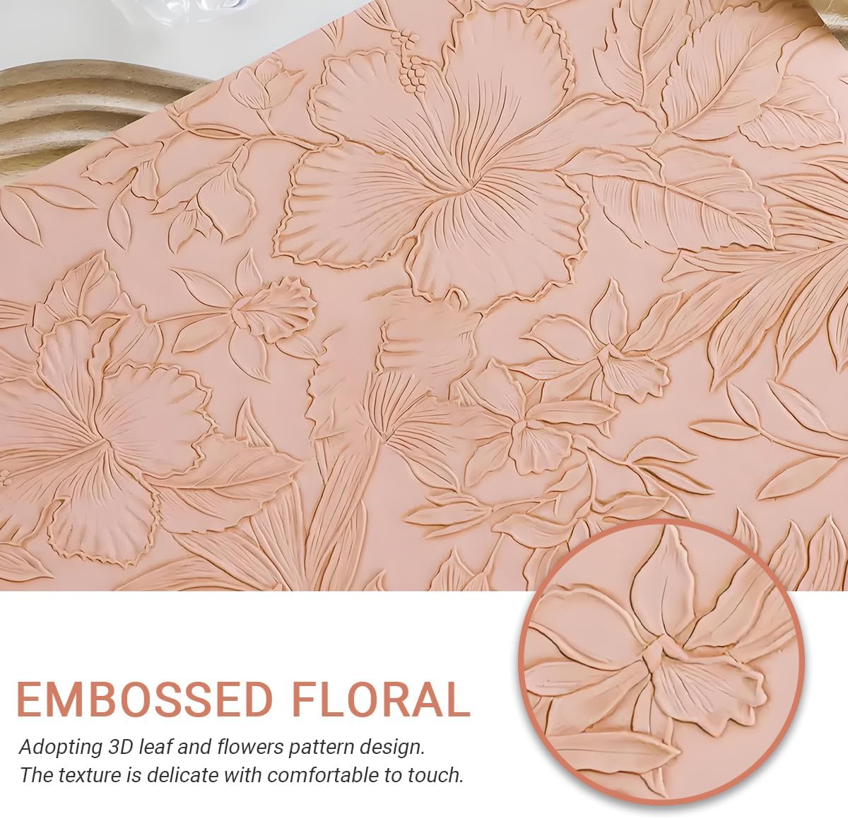 Personalized Custom Name Case for MacBook Air 15 inch M5 M4 M3 M2 2026 2025 2024 2023 A3448 A3241 A3114 A2941 Add Your Signature Text 3D Flower Texture Leather Plastic Hard Cover Shell Floral Pink
