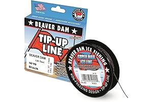 BD-SWX4050 Beaver Dam Tip-Up Line 40Lb Test Tip-Up Line Perfect Line for...