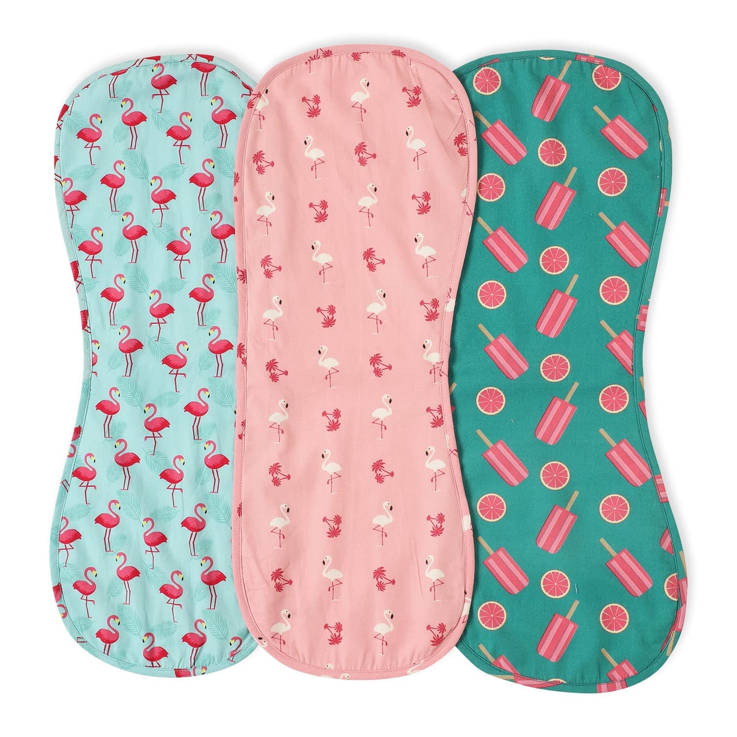 G&W GIGGLES & WIGGLES Baby Cotton Burp Cloth For Infant Newborn Pack Of