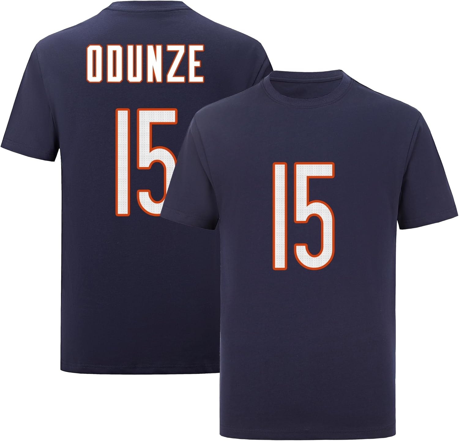 Custom Football T-Shirt No Brand/Logos 100% Cotton for Mens/Womens/Kid