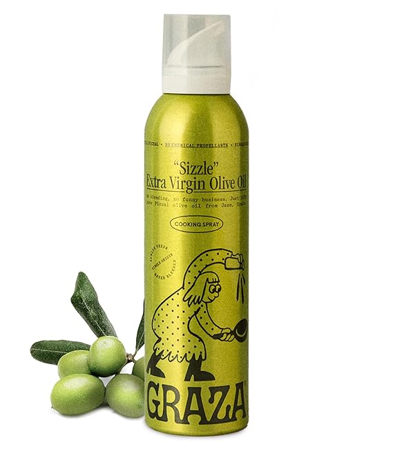 Graza Sizzle Extra Virgin Olive Oil Spray, Cooking Oil -