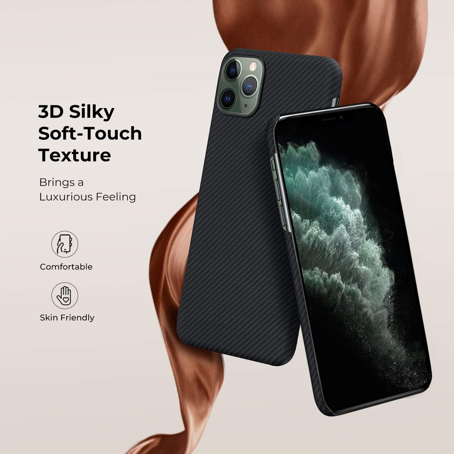 One-Day Sale: Up to 40% Off PITAKA Ultra Slim Case Compatible with iPhone 11 Pro 5.8'' Air Case Selected 600D Premium Aramid Fiber Ultra Slim and Light Skin Carbon Style Minimalist Simple Design Cover Get Cheap Price PITAKA Ultra Slim Case Compatible with iPhone 11 Pro 5.8'' Air Case Selected 600D Premium Aramid Fiber Ultra Slim and Light Skin Carbon Style Minimalist Simple Design Cover