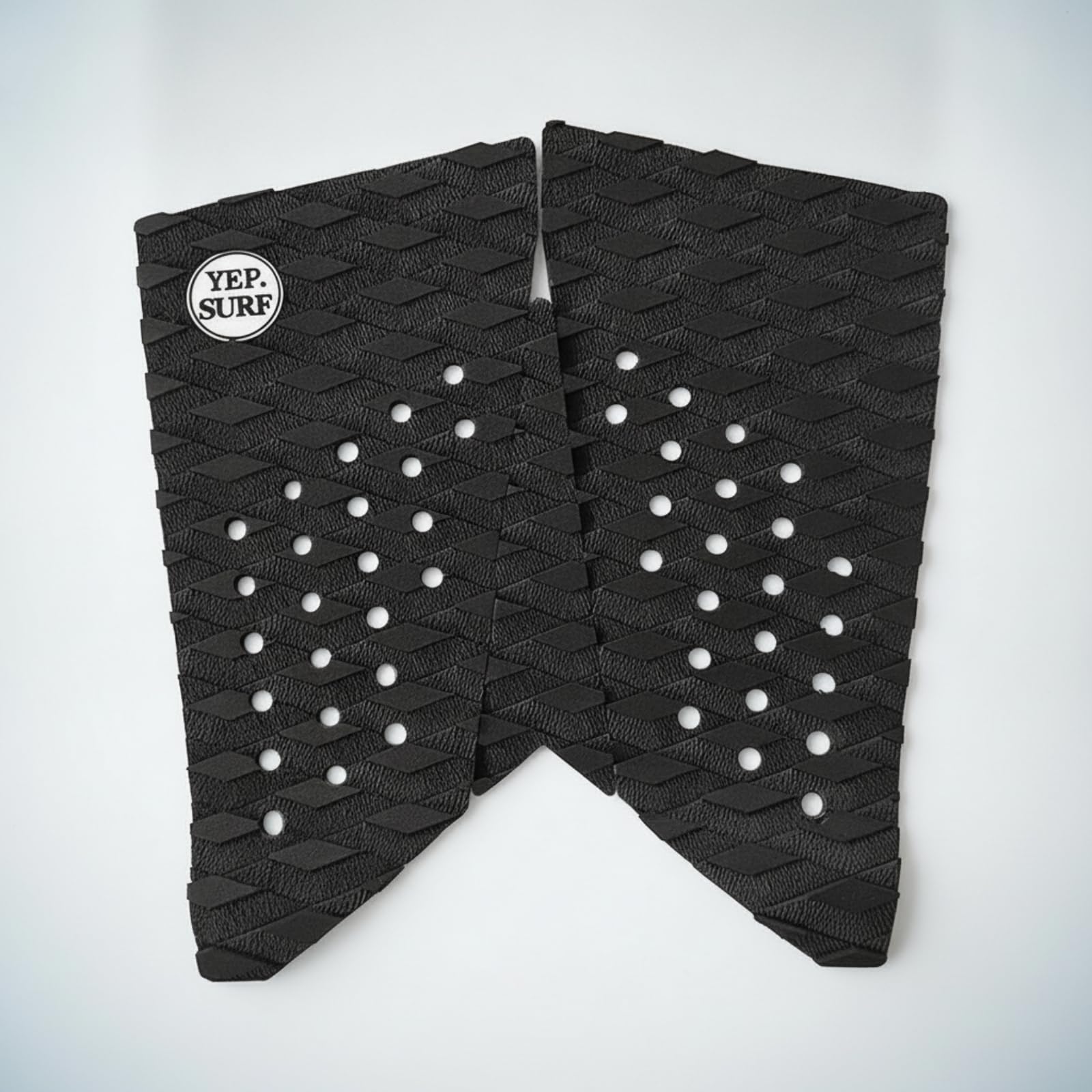 harayaa Almohadilla de Tracción para Tabla de Surf Pad Antideslizante de 3 Secciones con Superficie Texturizada de EVA Ligera y Perforaciones Adecuada para