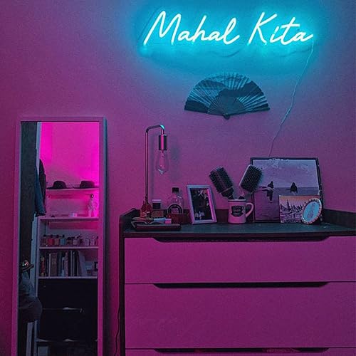 Vista 5 de Letreros LED de neón personalizados para decoración de pared de dormitorio, boda, fiesta de cumpleaños, decoración del hogar, letrero de neón