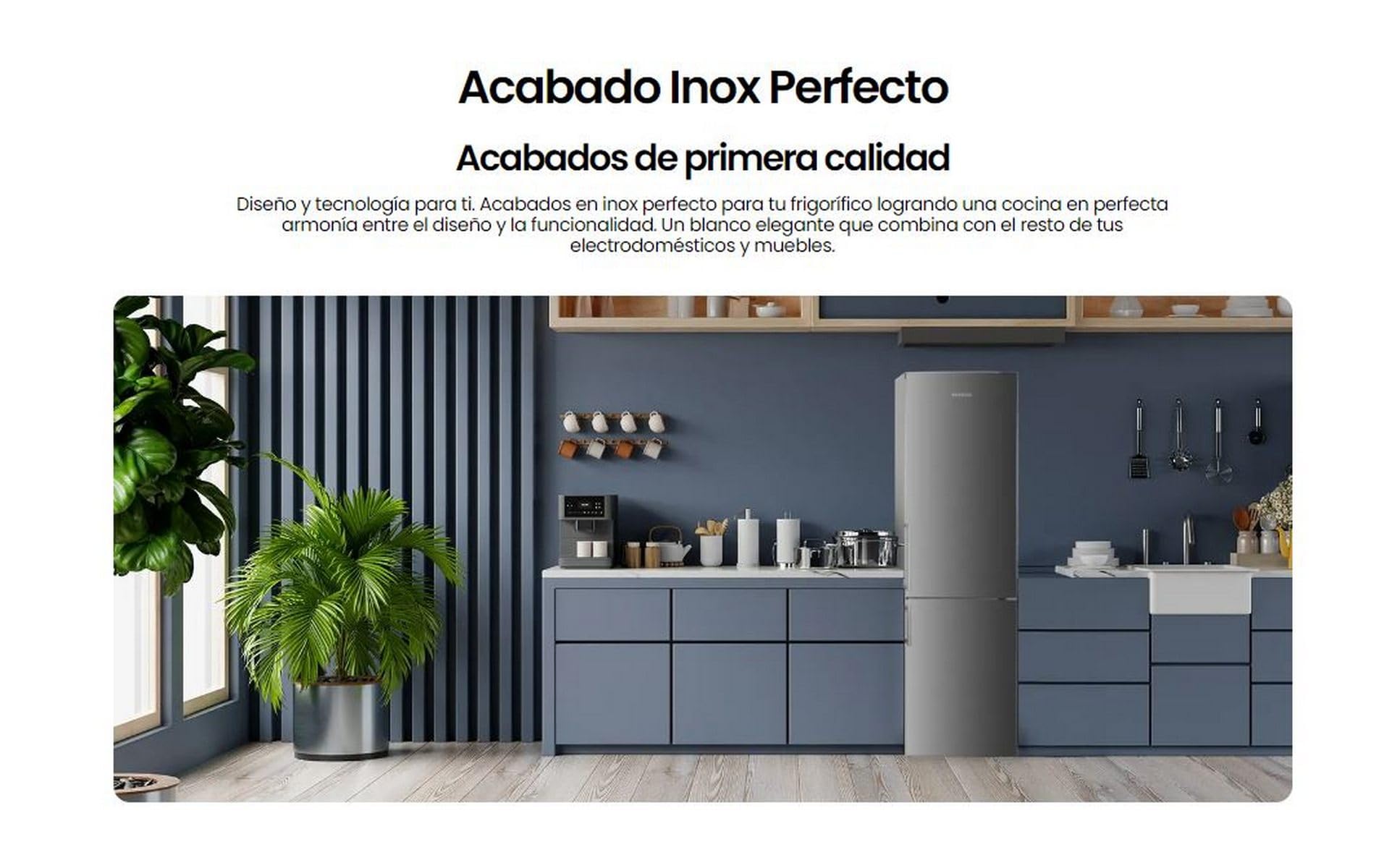 Infiniton Frigorifico Combi FGC-A Total No frost Clase E XL Xcm Bajo Consumo, Tecnología Multiflow Fresh zone Control de temperatura mecánico Bi-zona (180 cm | FGC-A184INF)