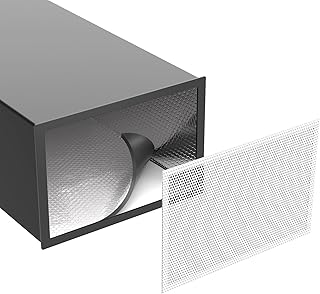 BJADE'S Sound Deadening Kit for Vent,Soundproofing Mats and Vent Covers for Reducing Noise and Dampening Vibration of HVAC Vent & Duct,Including 2 Pcs Sound Deadening Mat and 10"× 14" Vent Covers