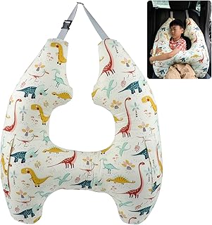 Car Pillow for Kids,H-Shape Travel Pillow for Child Sleeping Neck Shoulder Support Car Seat Pillow A Sleeping Artifact Suitable for Road Trips of Adults and Children Travel Pillow for Kids