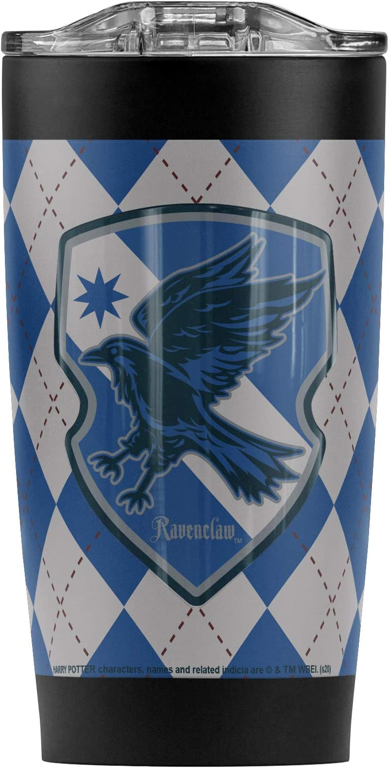 Logovision Harry Potter Slytherin Rough Crest Stainless Steel Tumbler 20 oz Coffee Travel Mug/Cup, Vacuum Insulated & Double Wall with Leakproof Sliding Lid | Great for Hot Drinks and Cold Beverages