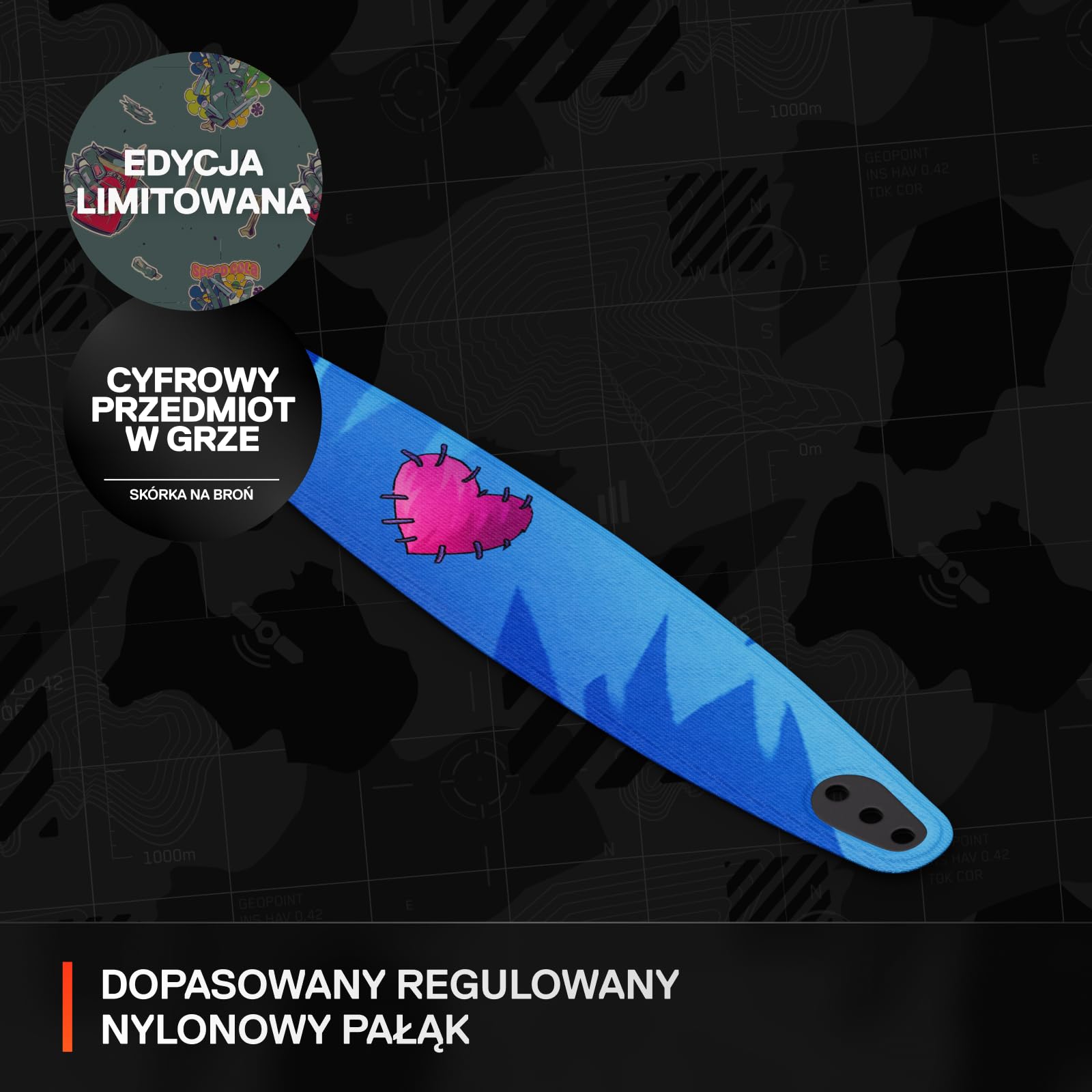 SteelSeries Arctis Nova Booster Pack - Call of Duty® Mister Peek Edition - Akcesoria do zestawu słuchawkowego - Nylonowy pałąk - Nakładki na słuchawki — Przedmiot kolekcjonerski z limitowanej edycji