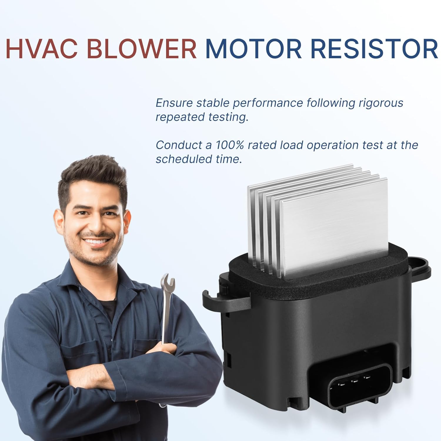 Blower Motor Resistor Compatible with Infiniti QX56, Nissan Armada Frontier Pathfinder Titan, Suzuki Equator, HVAC Fan Speed Control Module, Replacement 27151ZW00A