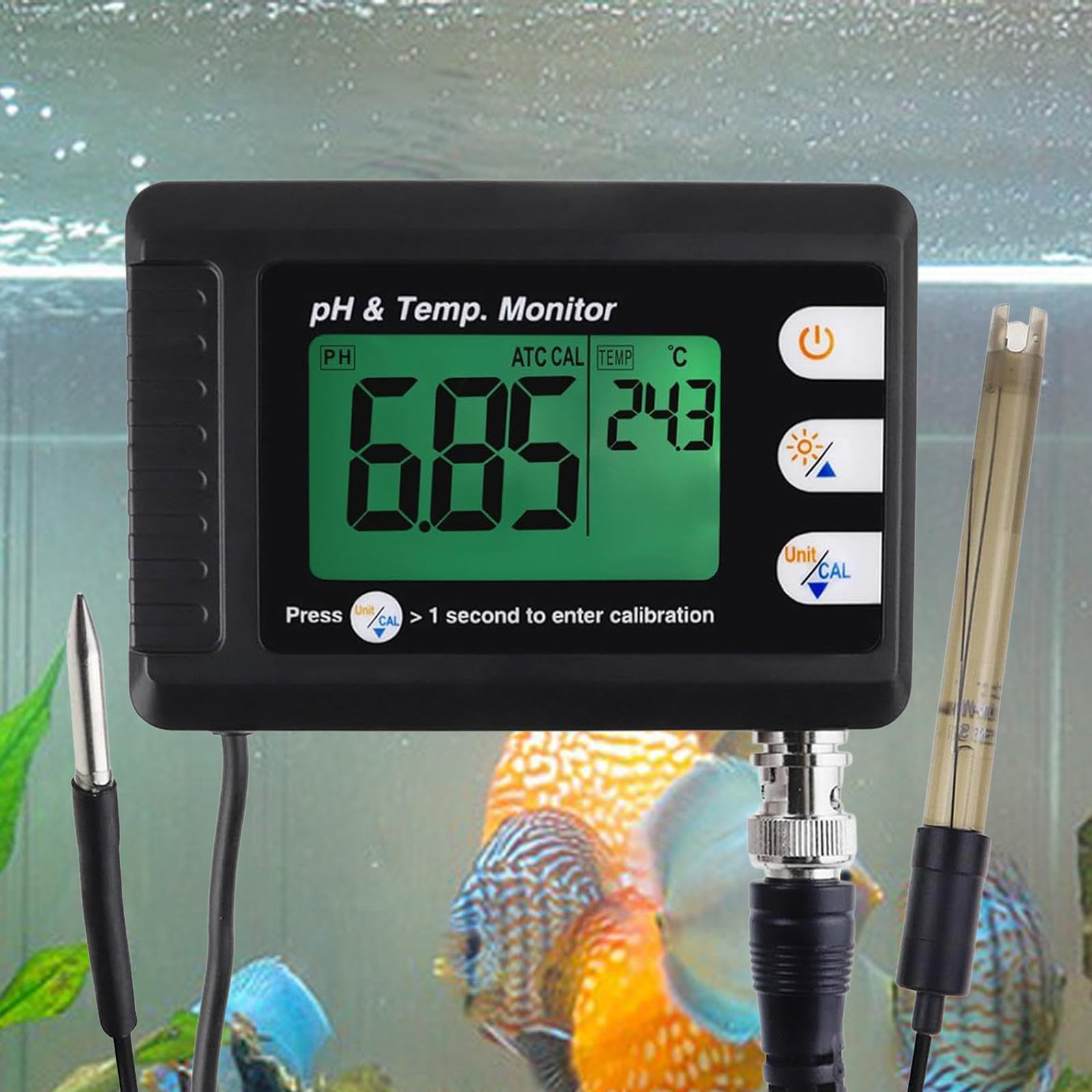 PH Meter, Mehrzweck Wasserqualitätstester für Aquarien, Schwimmbäder Und Aquakultur.