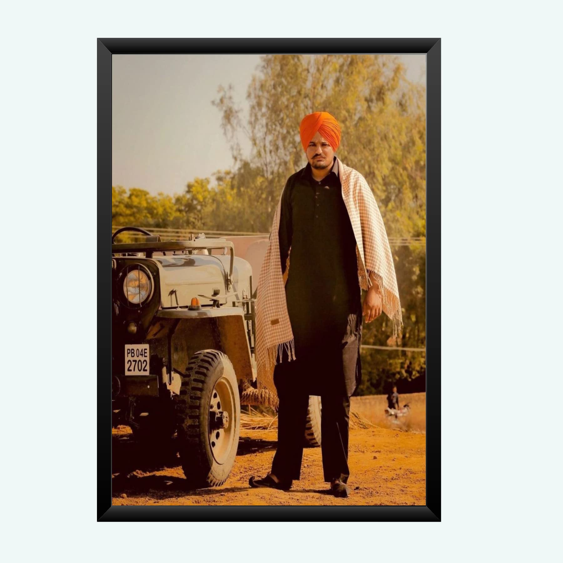 GenericNokkes Sidhu Moose Wala Photo Frame 5X7 Inch Size Photo Frame Photo Home Office_sidhu15