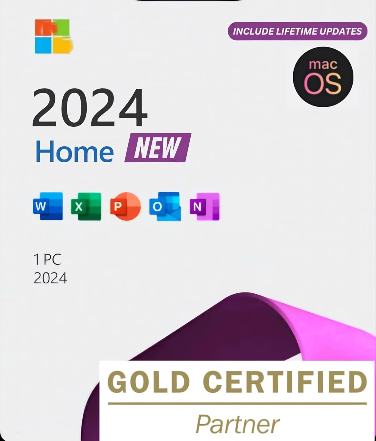 OFFICESUITE Home 2024 for macOS (Full Version 5 Apps) Edition Ms – NEW 2026 Updated | Lifetime License | 1 User | Supports M1, M2, M3, M4 Mac Versions | Pre-Activated | Unlimited Reinstalls & Lifetime Updates