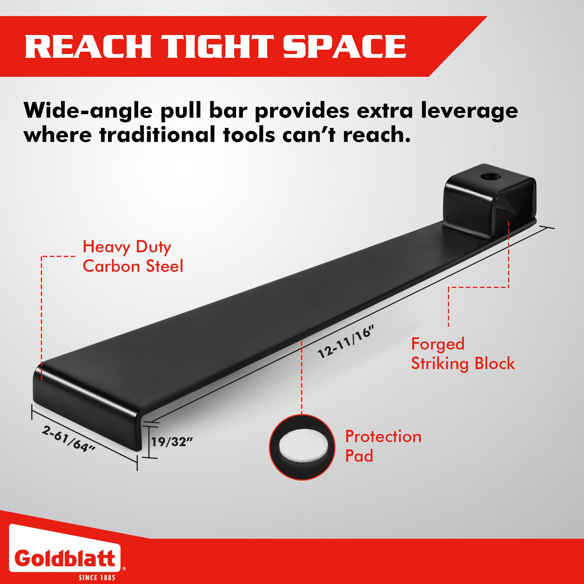 Goldblatt Laminate Flooring Tools Kit - Professional Installation -4