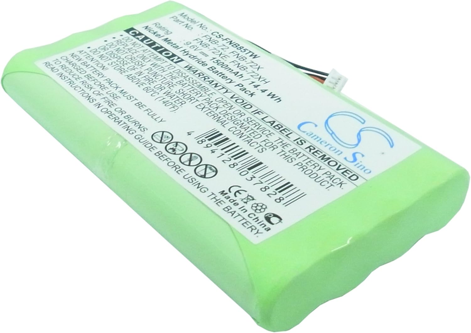 NEENO Ni-MH Battery Replacement for YAESU FNB-72, FNB-72x, FNB-72xe, FNB-72xh, FNB-72xx, FNB-85 FT-817, FT-817ND