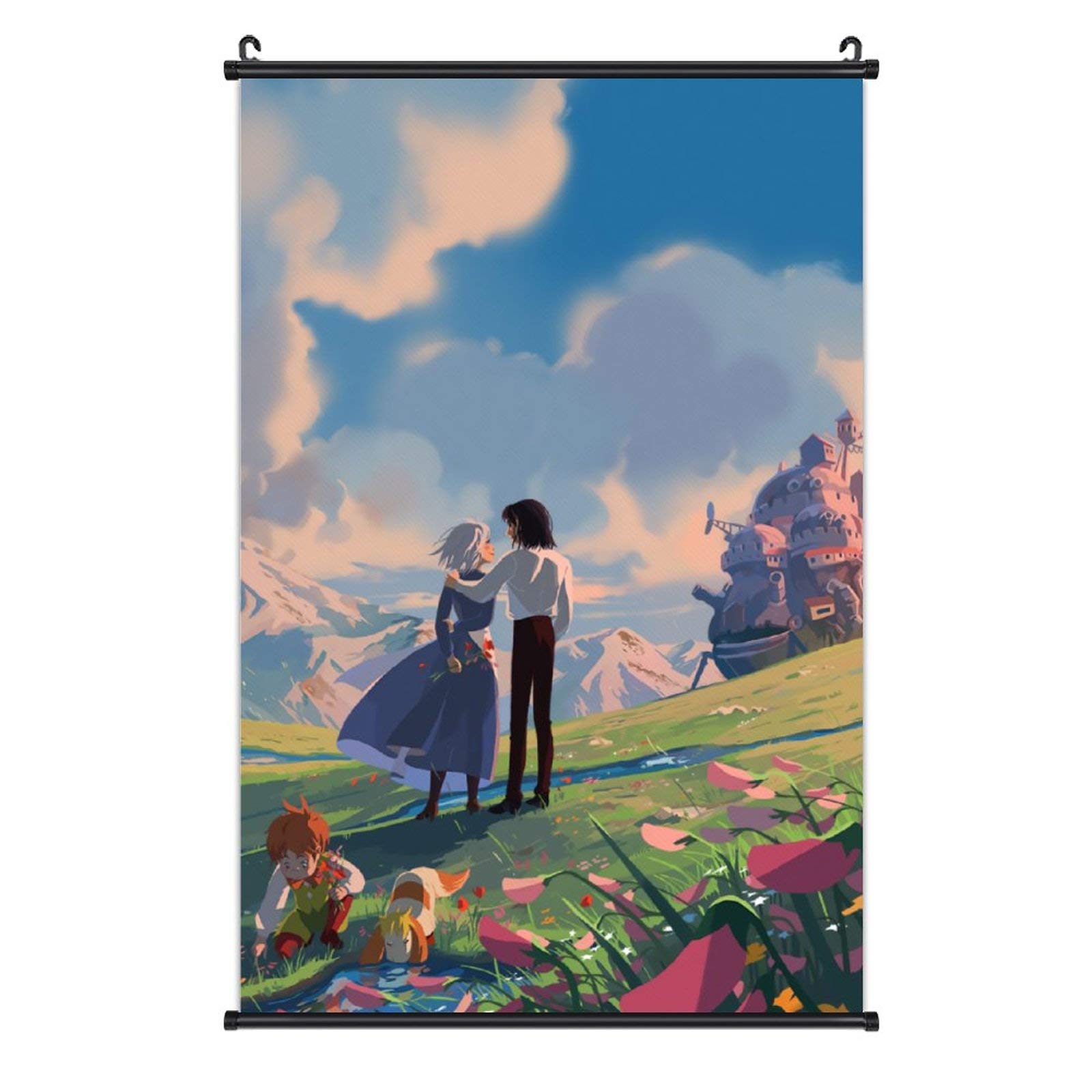 Howls-moving-castle Wall Art Anime Poster Wall Hanging Scroll