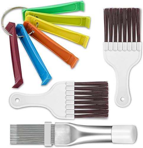 Cenipar Fcr6 - Juego de 4 peines de aleta de aire acondicionado, alisador de aleta de CA, incluye peine de aleta FCR6, peine de aleta de radiador de