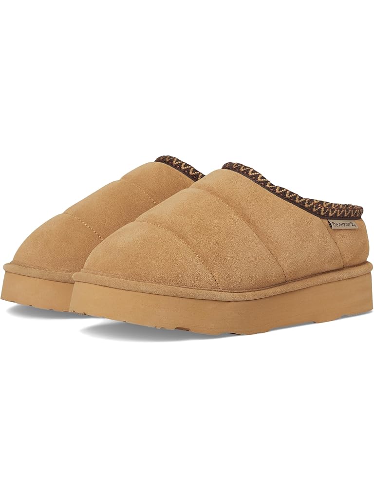 Tan Bearpaw Quilted Martis
