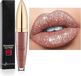 Lápiz labial brillante de 18 colores de diama...