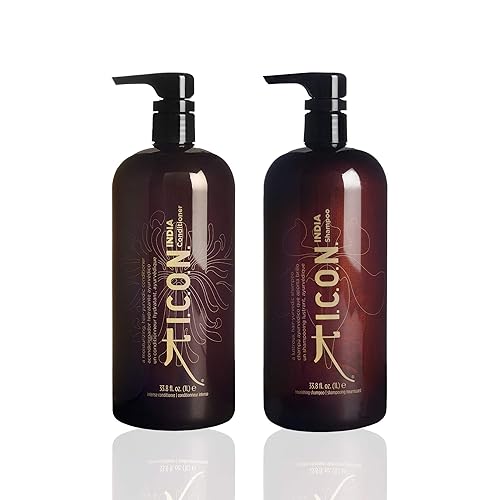 Icon India Champú y Acondicionador Liter Duo de ICON