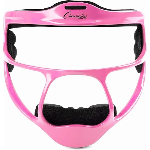 Champion Sports Magnesium Softball Face Mask - Lightweight Masks for Adults and Youth - Durable Head Guards - Premium Sports Accessories for Indoors and Outdoors - Mutiple Styles