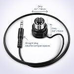 CME TRS MIDI Cable 4-Pack - Straight TRS Type A (3.5mm - 1/8”) to Angled 5-pin DIN, 2FT / 60CM - Perfect for Compact Spaces and patching